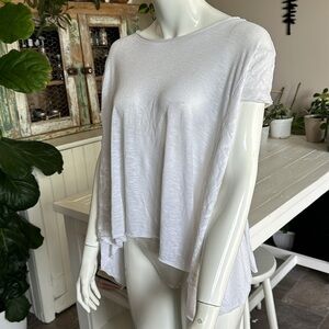 🔥Damyller women’s wear size medium, large oversized, BoHo lace pleated shirt